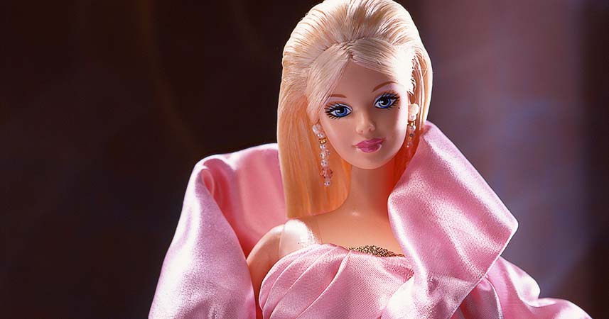 product photography of Barbie