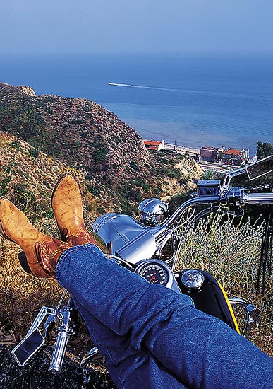 lifestyle photography of Harley Davidson Cool