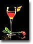 photography of wine glass and butterfly